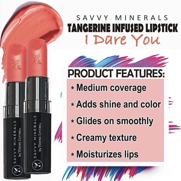 Young Living Savvy Minerals “I Dare You” Lipstick - Picture 2 of 6